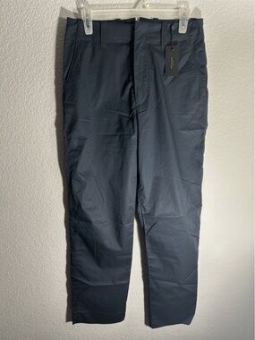 Rag And Bone Bradford Poplin Navy Blue Pant Size 28 NWT